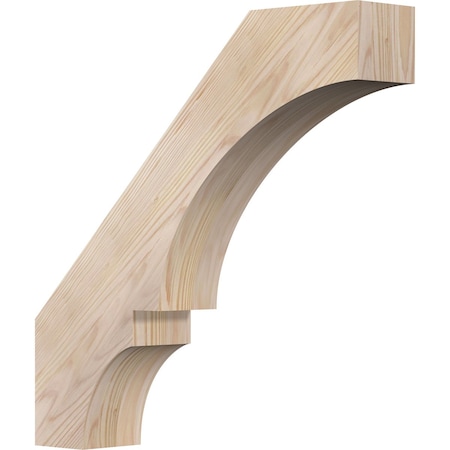 Ekena Millwork 3 1/2"W x 18"D x 18"H Balboa Smooth Knee Brace, Douglas Fir BRC04X18X18BOA00SDF